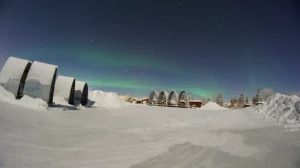 Sienta el viento del Ártico en un paseo en trineo tirado por huskies